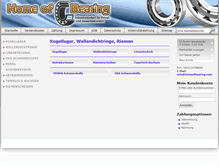 Tablet Screenshot of homeofbearing.com